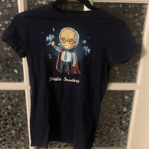 Teeturtle T Shirt Birdie (Bernie) Sanders Tee Women's XXS Girls L